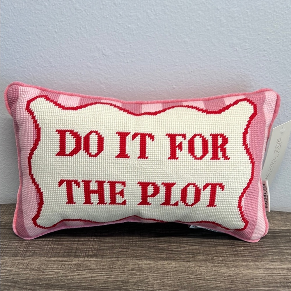 Rachel Zoe | “Do It For The Plot” Sassy Pillow Talk - Picture 1 of 10